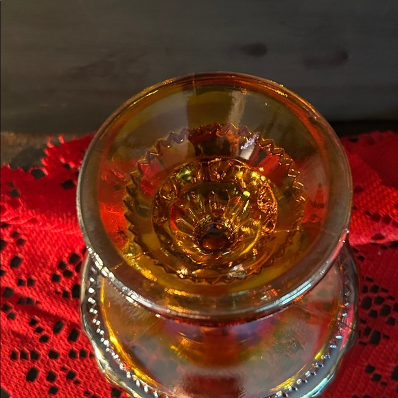 Carnival Thumbprint Glass - Picture 6 of 7